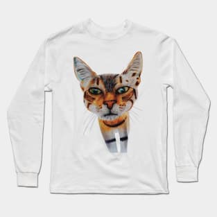 Curious Cat Long Sleeve T-Shirt